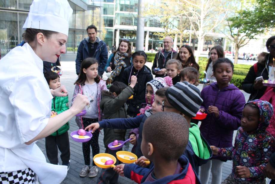 Easter Egg Trail with Chef and Children