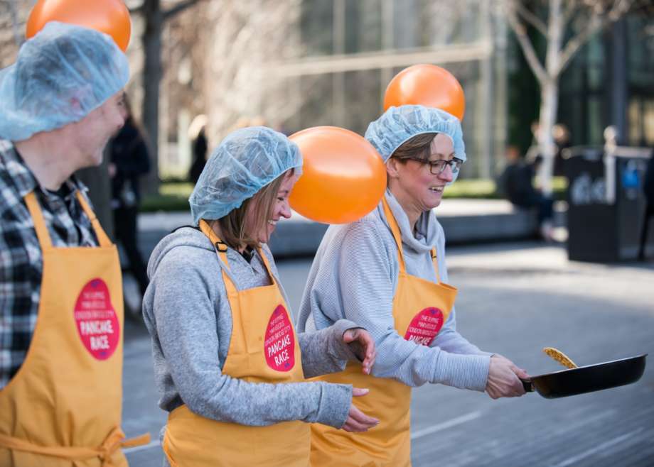 February9Th Flipping Marvellous London Bridge City Pancake Race